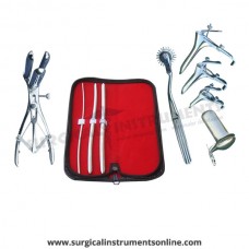 Hegar uterine dilator 3 pieces set,3-4, 7-8, 9-10, pinwheel, mathieu, grave 3pcs, collin large